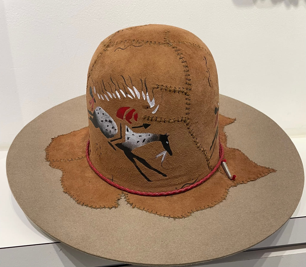 Hand painted Cowboy Hat