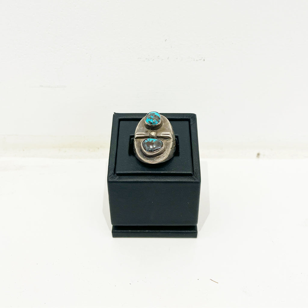 Silver and Turquoise Ring