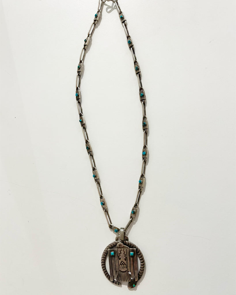 Silver Thunderbird Necklace (c. 1940)